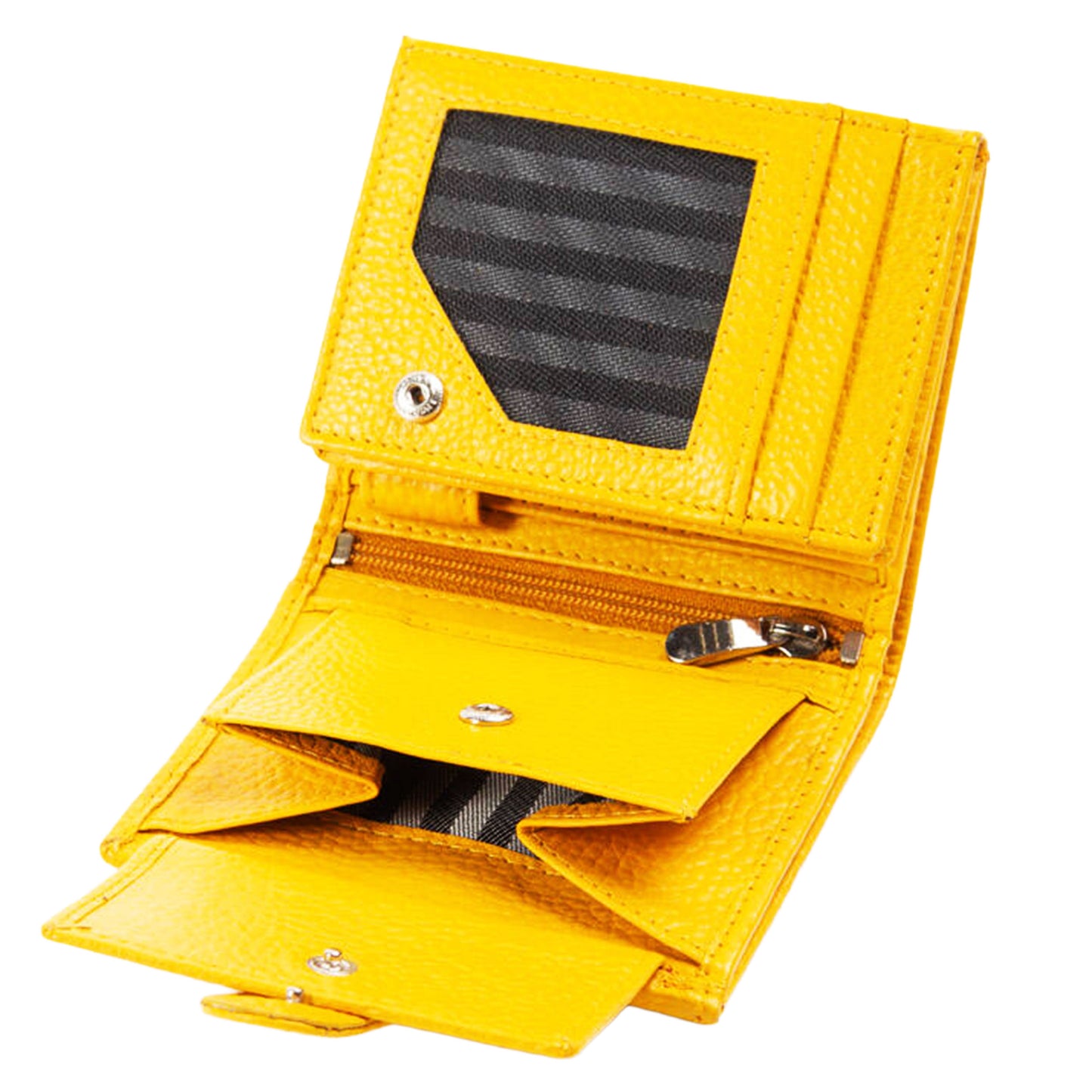 Portafoglio Mini Giallo in Pelle