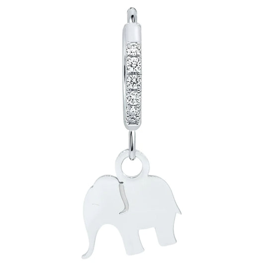 MAD TEA - Orecchini anelle Elefante-MAD TEA-VIALESCARPE