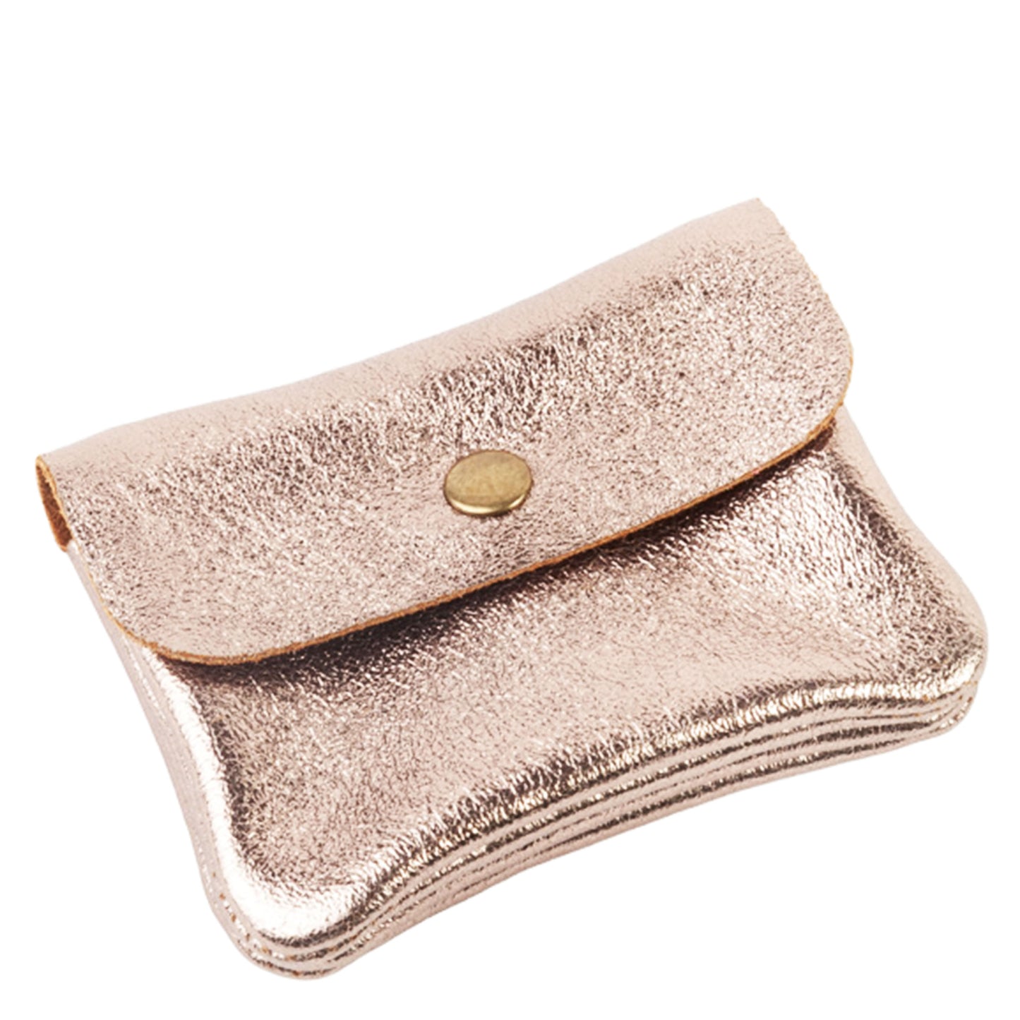 Borsa Pochette con Pattina e zip Pelle Laminata-GliARTiCOLiIL-VIALESCARPE