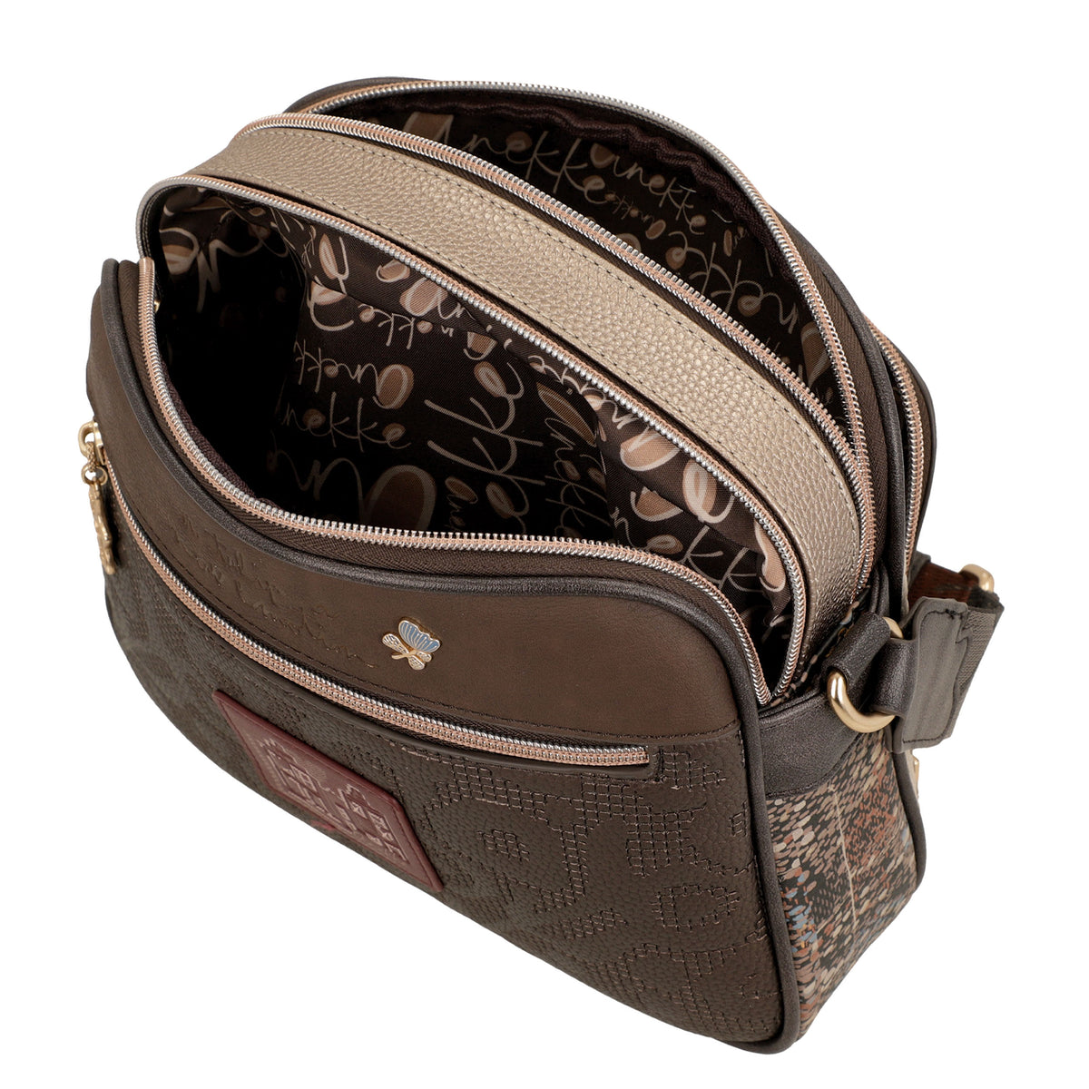 ANEKKE Borsa a Tracolla con tasca frontale Tulip