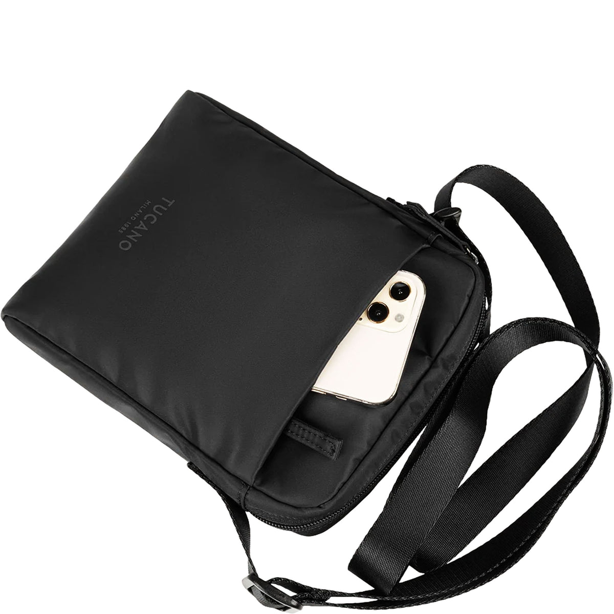 TUCANO - Borsa Spillo Verticale Nera