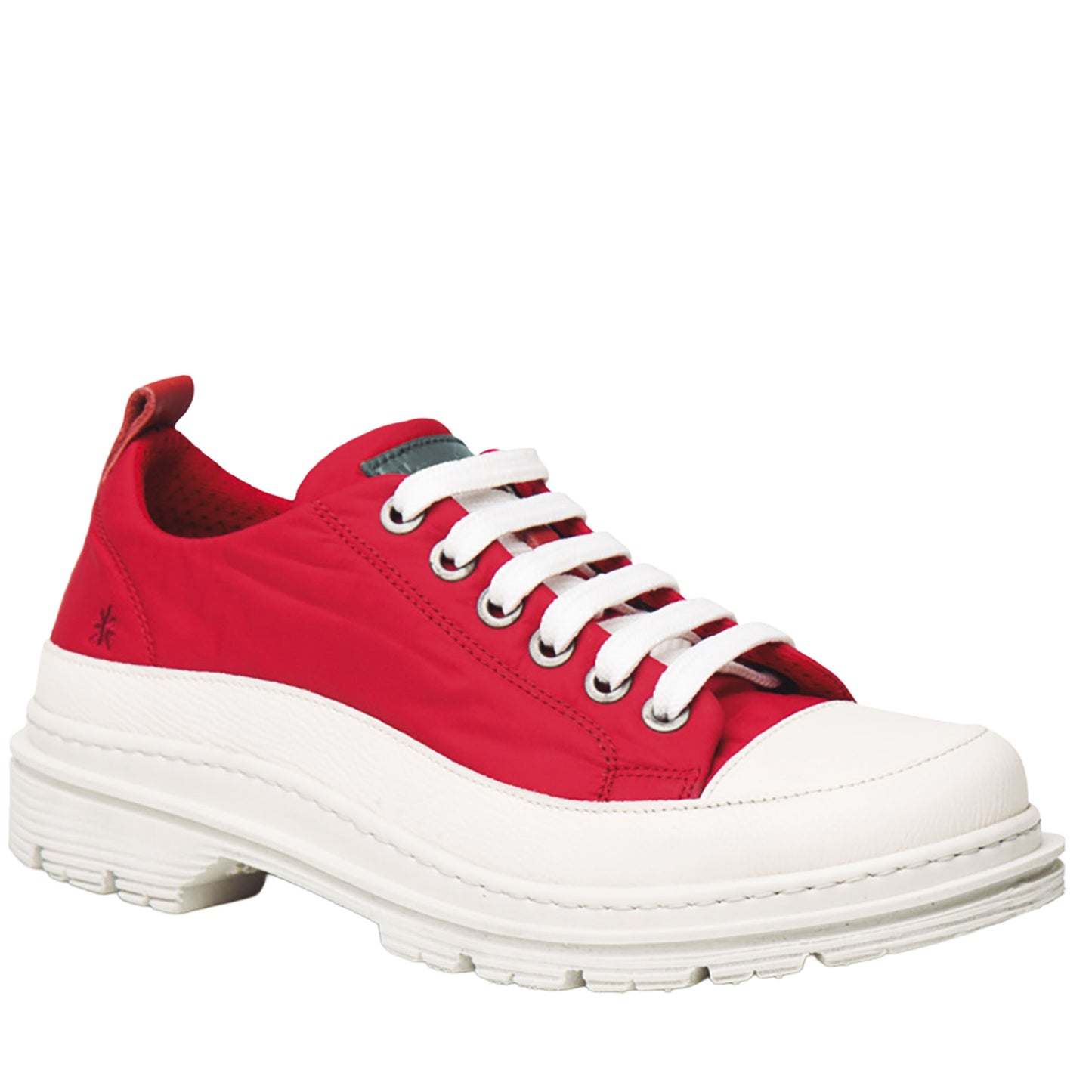 ART Sneakers BIRMINGHAM Nylon Rosso Pelle Ghiaccio-ART®-VIALESCARPE