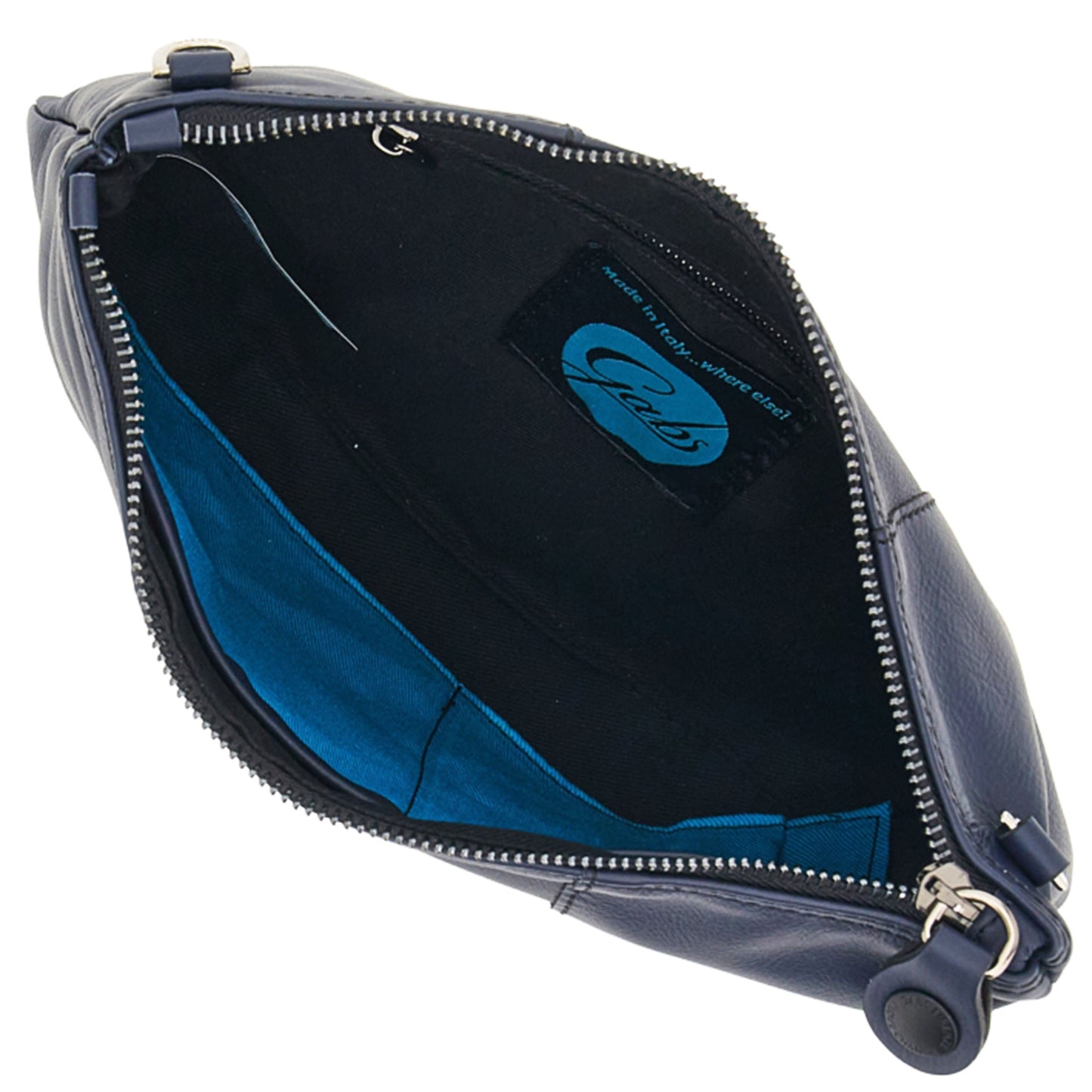 GABS Borsa Pochette "BEYONCE" in Pelle Martellata Blu