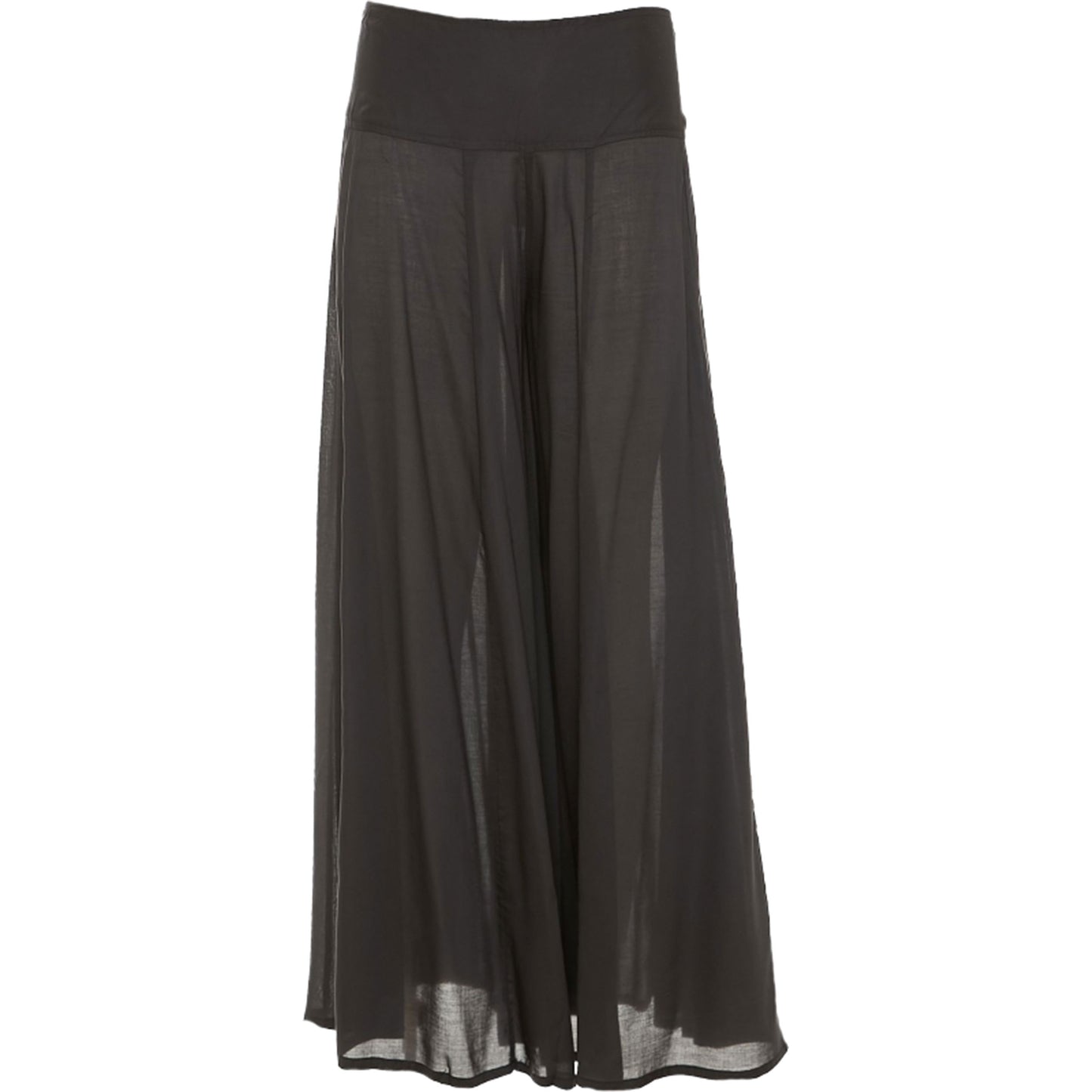 BABA DESIGN Pantaloni VISCOSE FLARE Nero