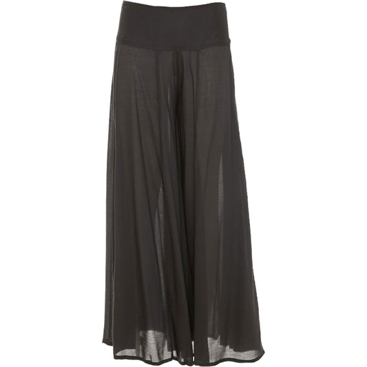BABA DESIGN Pantaloni VISCOSE FLARE Nero