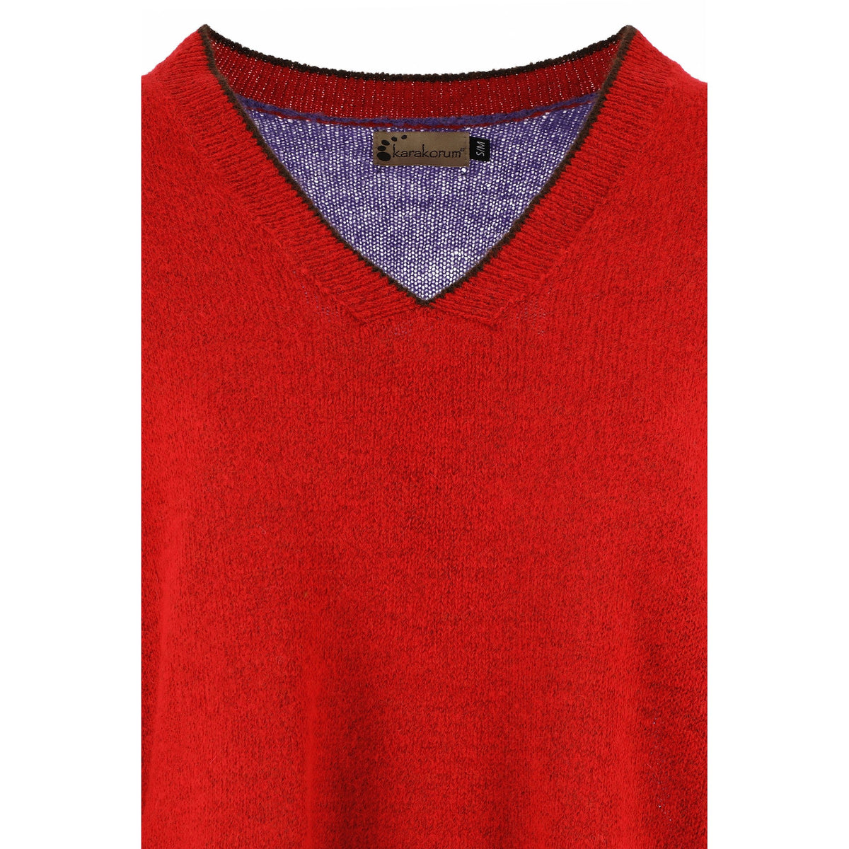 KARAKORUM Maglia SABINA Rosso e Viola