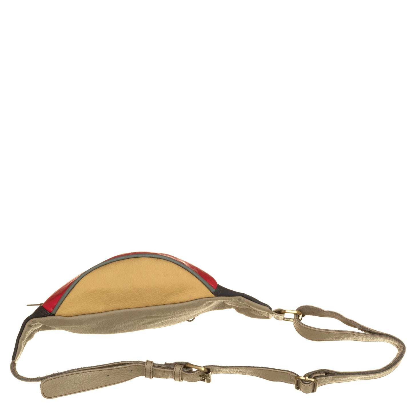 SORUKA Marsupio MOON liscio 047900L Shoking, Arancio, Tortora