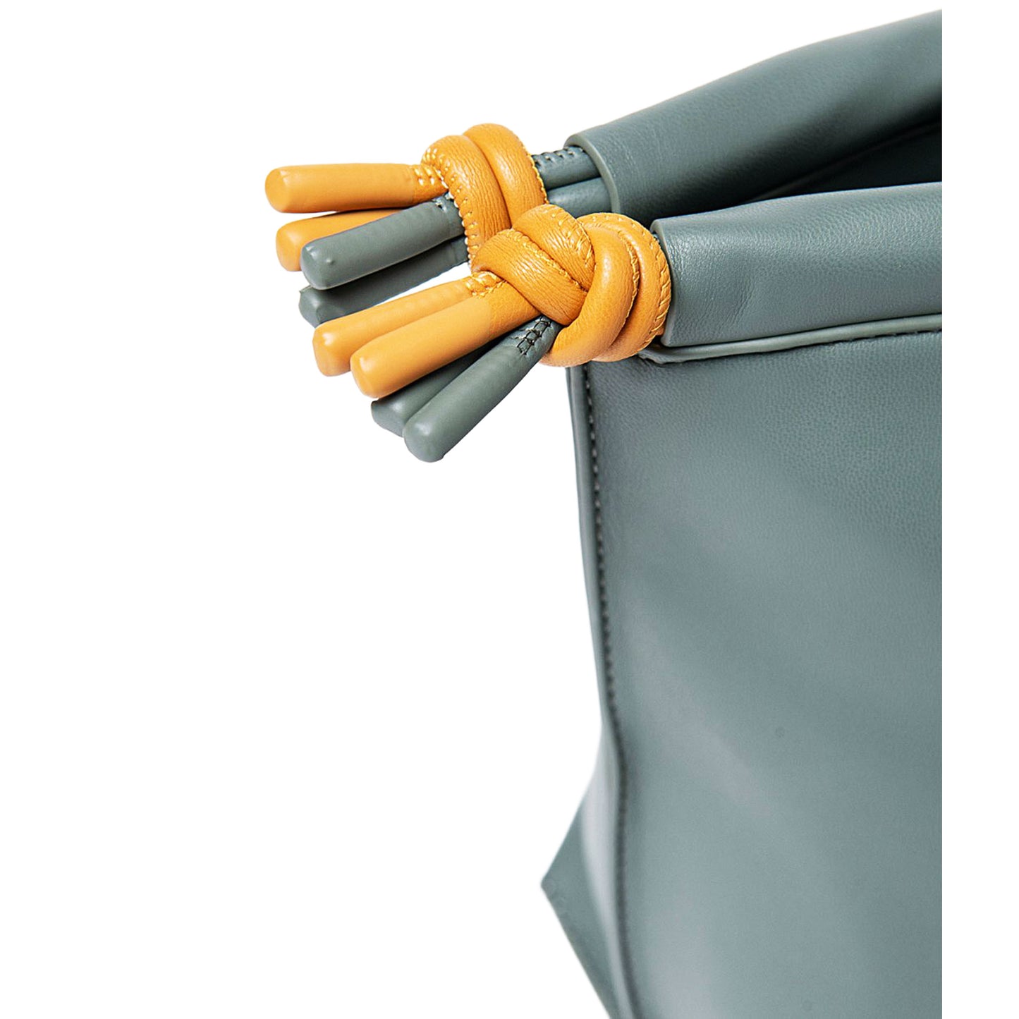 SURKANA - Borsa tote a doppio manico bicolore Blu acciaio-SURKANA-VIALESCARPE