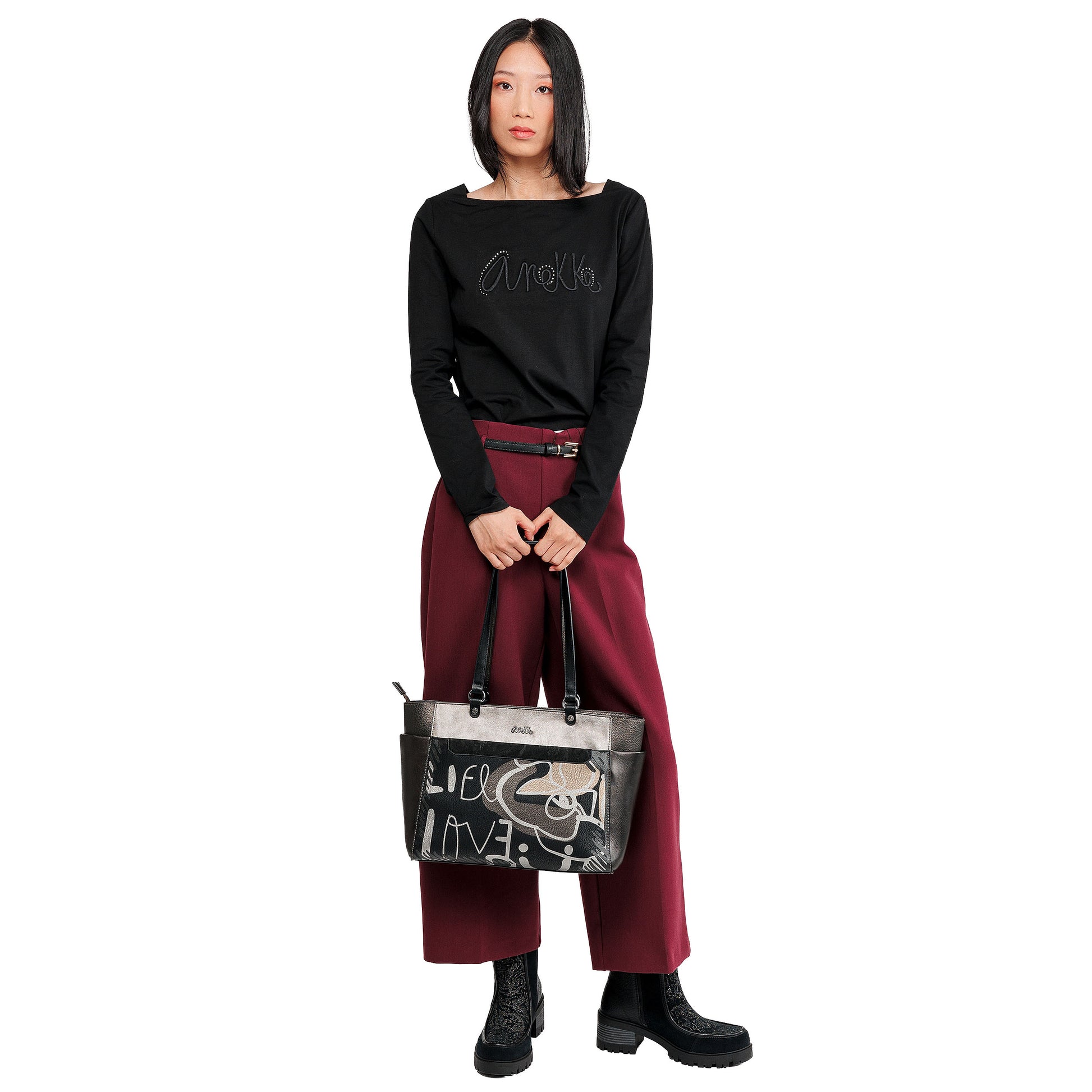 ANEKKE - Borsa a spalla grande Nature Koko-ANEKKE-VIALESCARPE