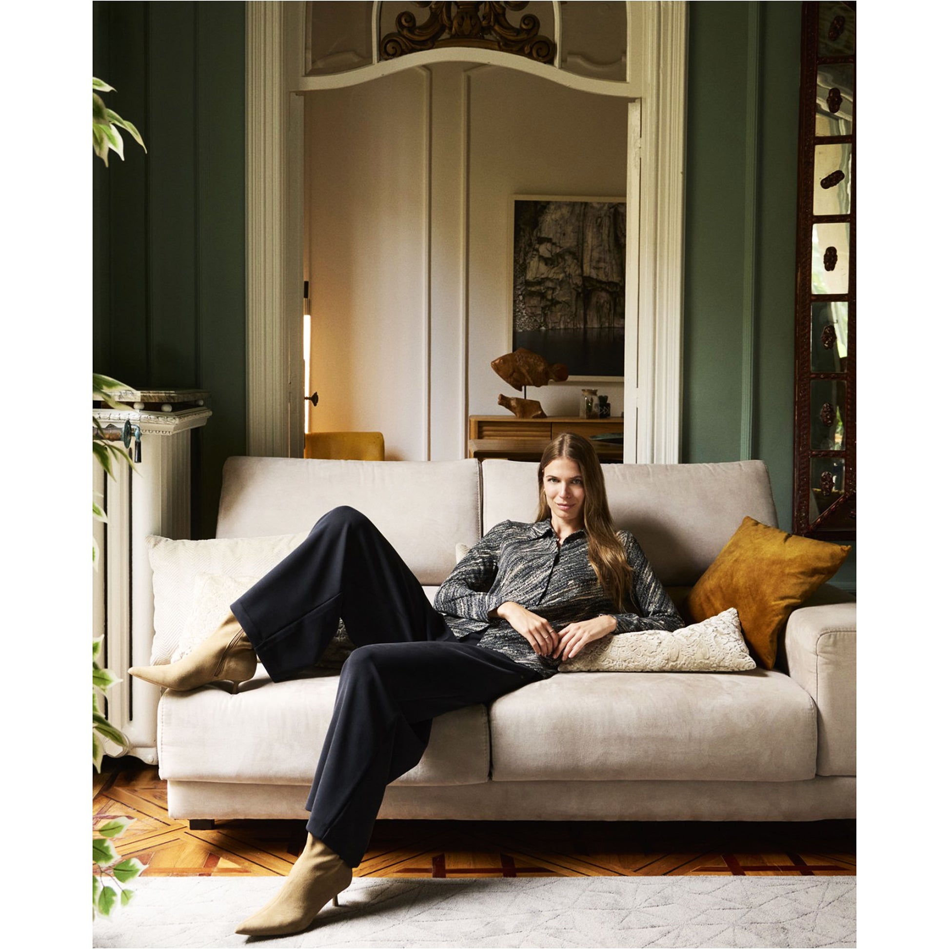 SURKANA - Camicia in poliestere riciclato stretch-SURKANA-VIALESCARPE