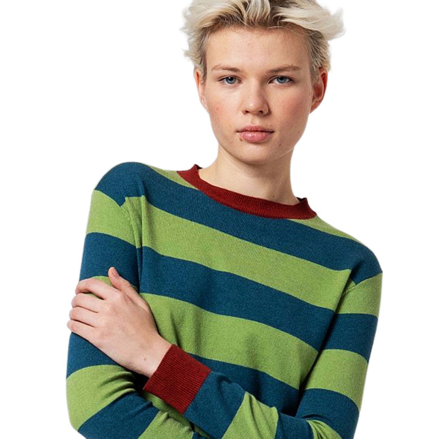 SURKANA - Maglia girocollo a righe-SURKANA-VIALESCARPE