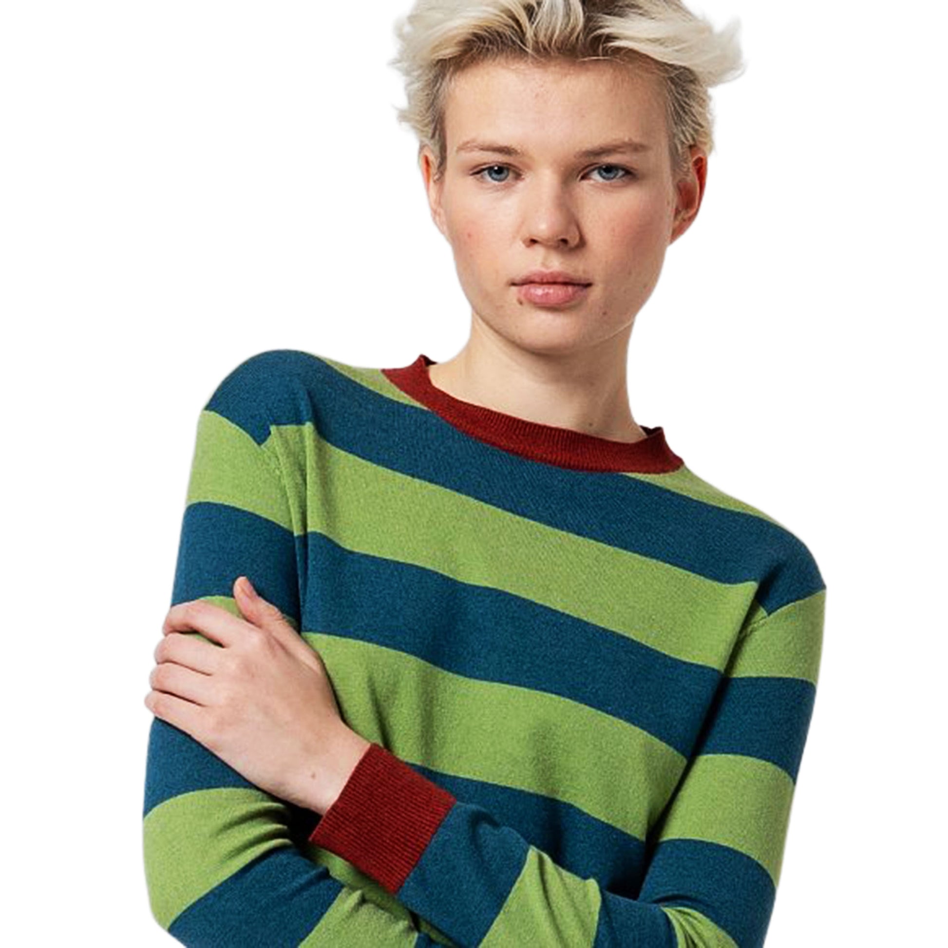 SURKANA - Maglia girocollo a righe-SURKANA-VIALESCARPE