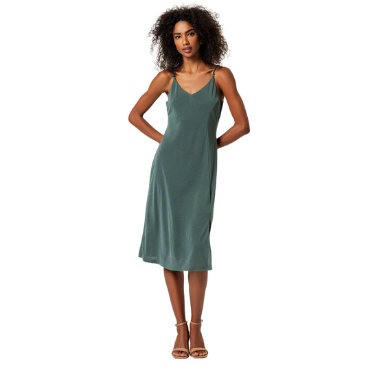 SURKANA Vestito a Spalline con Spacco Bottiglia