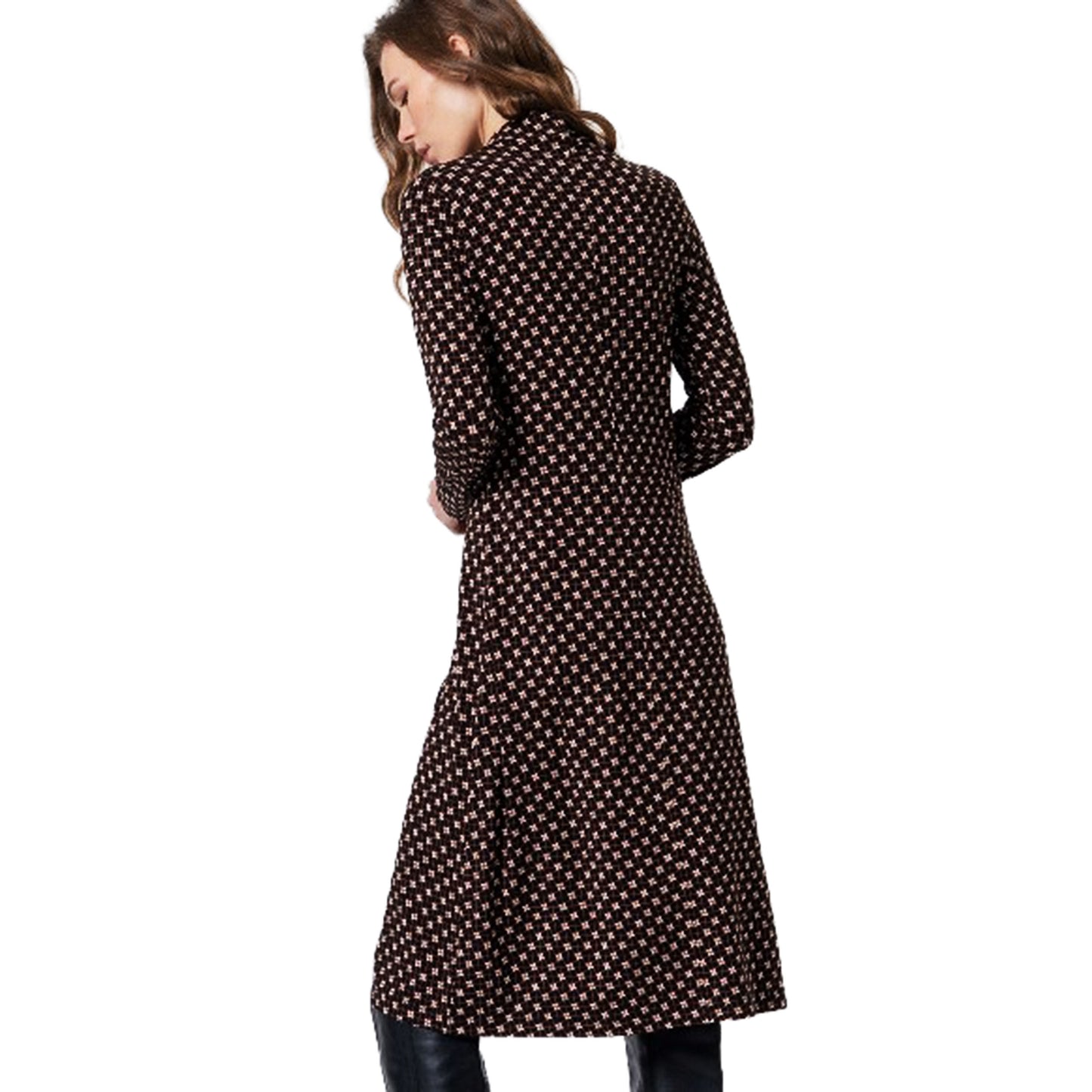 SURKANA - Abito dritto midi con colletto alto-SURKANA-VIALESCARPE