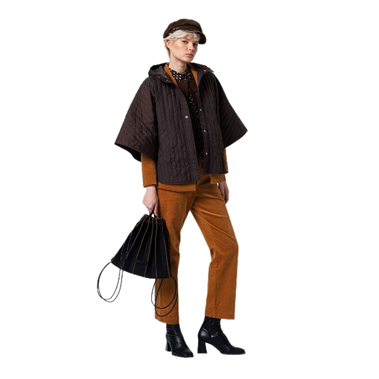 SURKANA - Cardigan corto e aderente con trecce-SURKANA-VIALESCARPE