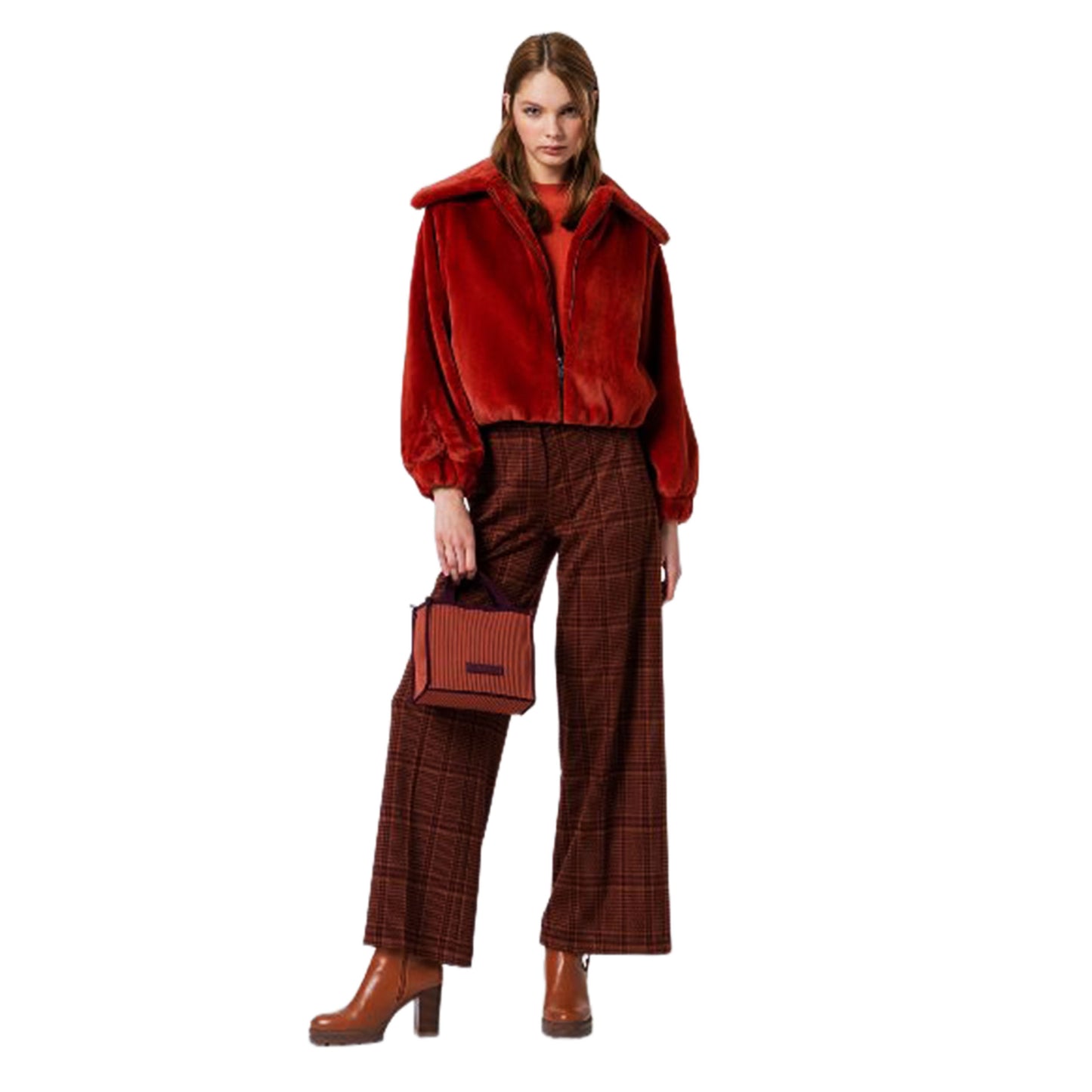 SURKANA - Pantaloni dritti in jacquard-SURKANA-VIALESCARPE