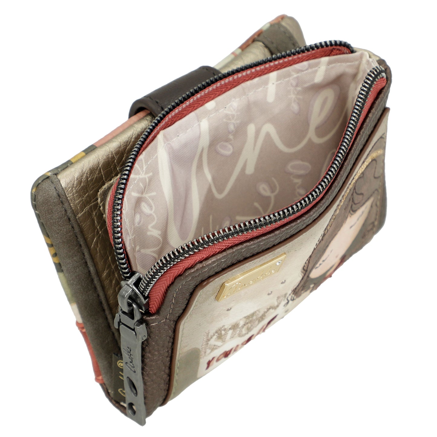ANEKKE Portamonete piccolo flessibile RFID Muse-ANEKKE-VIALESCARPE