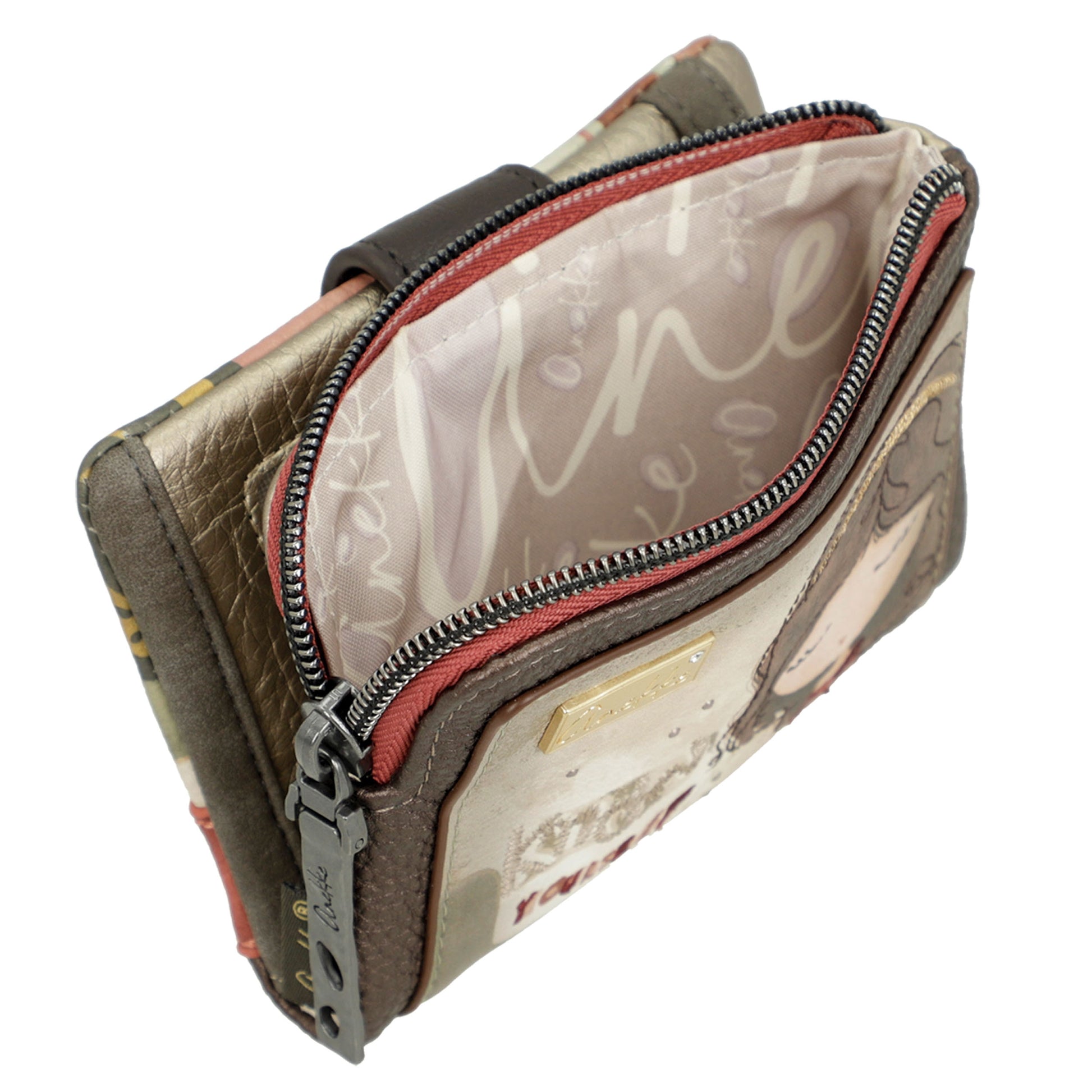 ANEKKE Portamonete piccolo flessibile RFID Muse-ANEKKE-VIALESCARPE