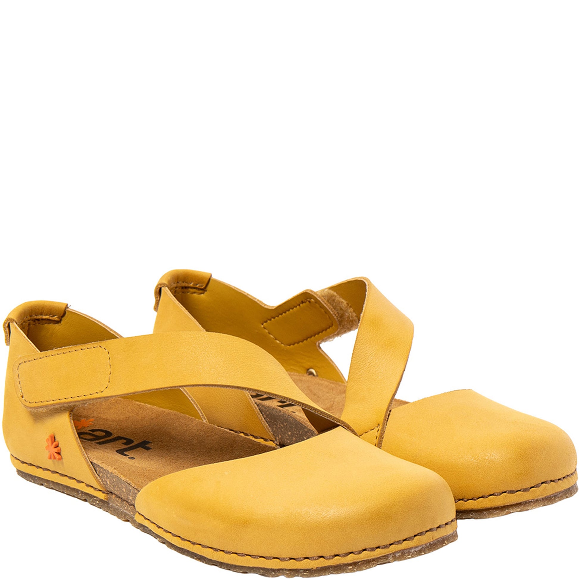 ART Mary Jean CRETA Nappa Giallo-ART®-VIALESCARPE
