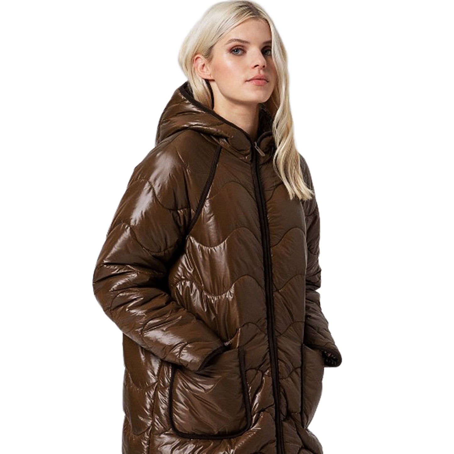 SURKANA - Piumini con dettagli in velluto-SURKANA-VIALESCARPE