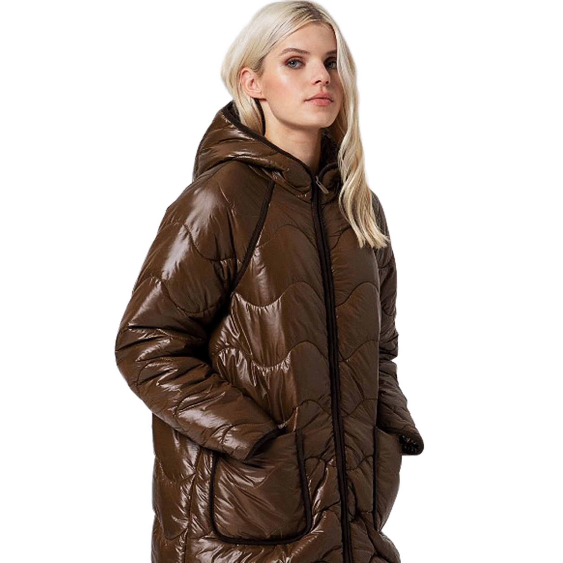 SURKANA - Piumini con dettagli in velluto-SURKANA-VIALESCARPE