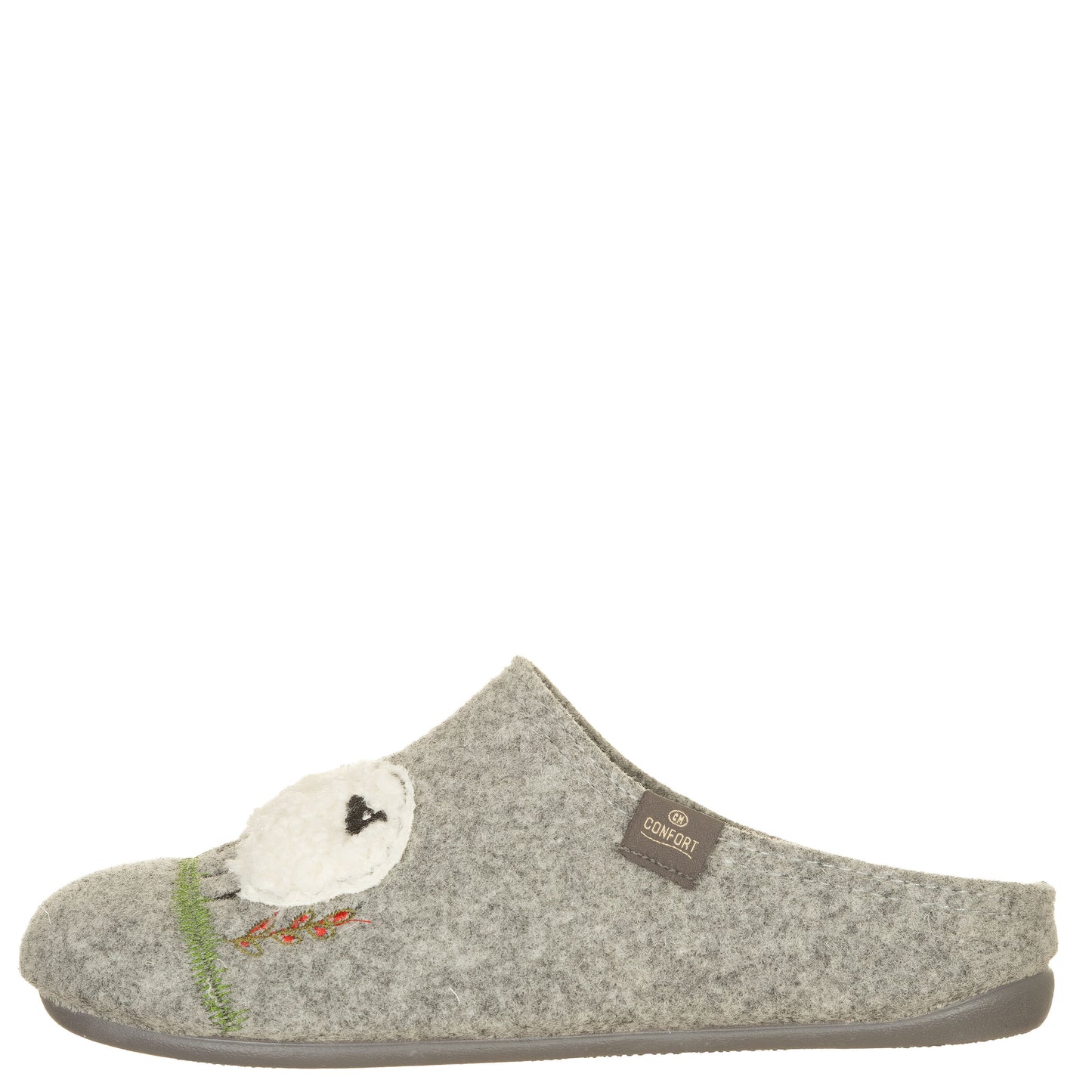 CONFORT - Ciabtte feltro con fiori-CALZAMUR-VIALESCARPE