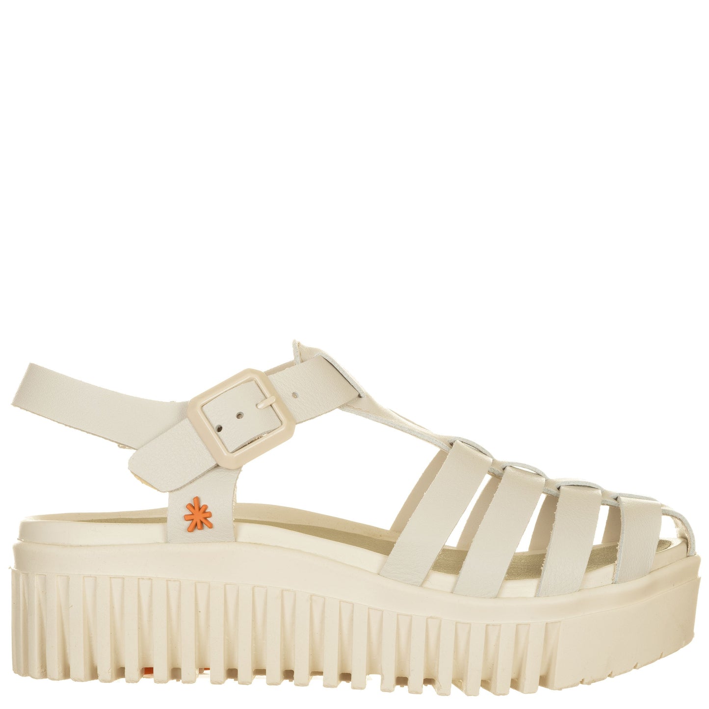 Sandali BRIGHTON pelle nappata crema