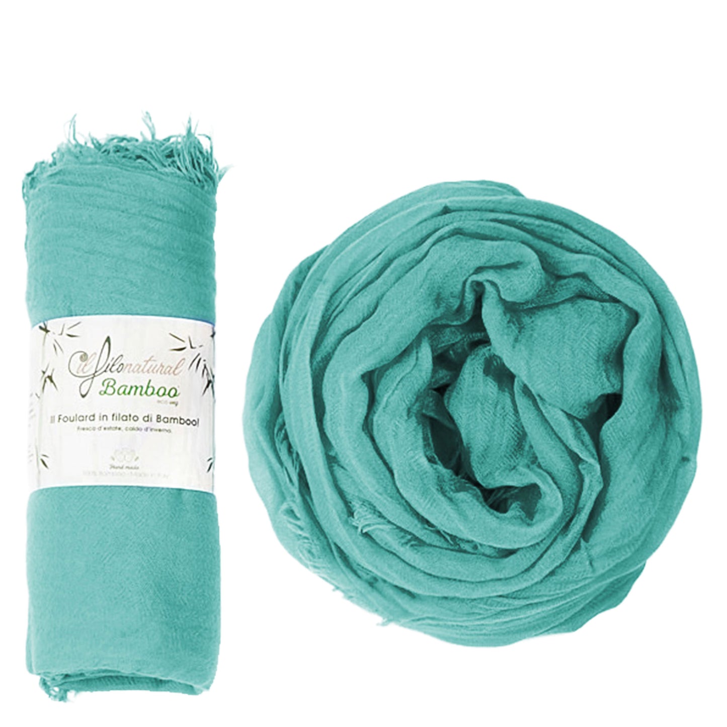 Il Foulard in Filato di Bamboo EcoVeg Tinto a Caldo