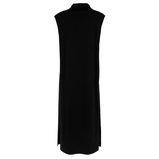 KARAKORUM Maxi Gilet NARCISO Nero-KARAKORUM-VIALESCARPE