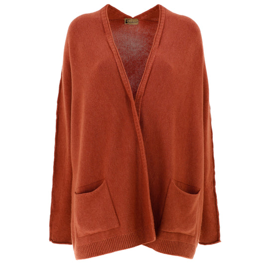 KARAKORUM Cardigan Bianca ruggine