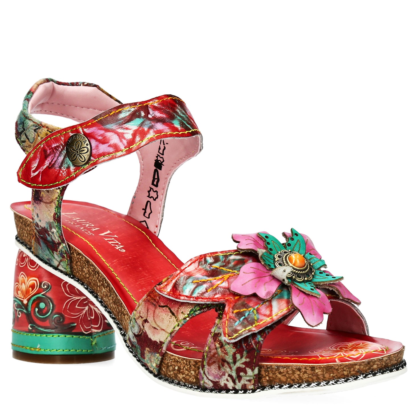 LAURA VITA Sandali FRAMBOISEO 33 Rouge