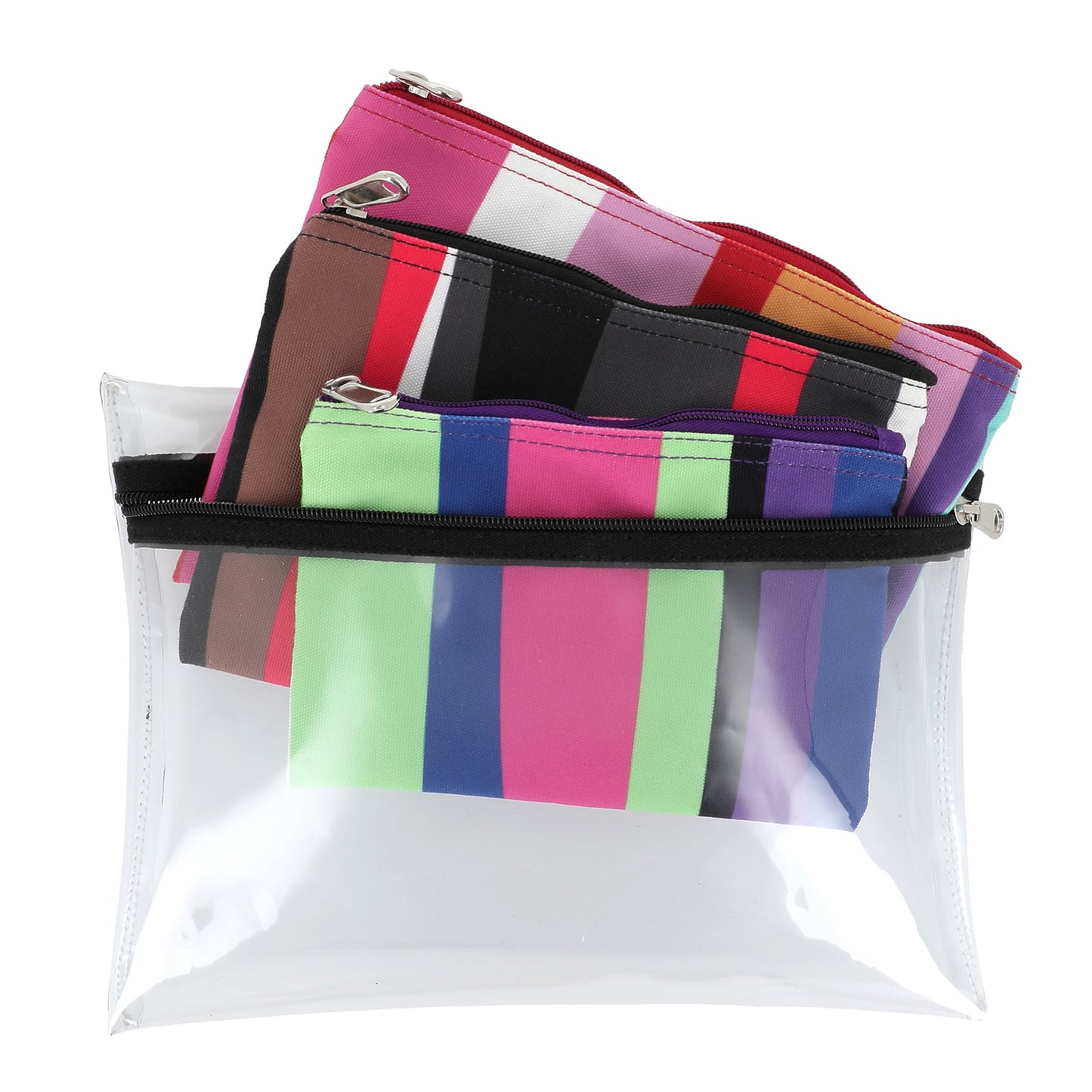 Set 4 pochette Tammy multicolor