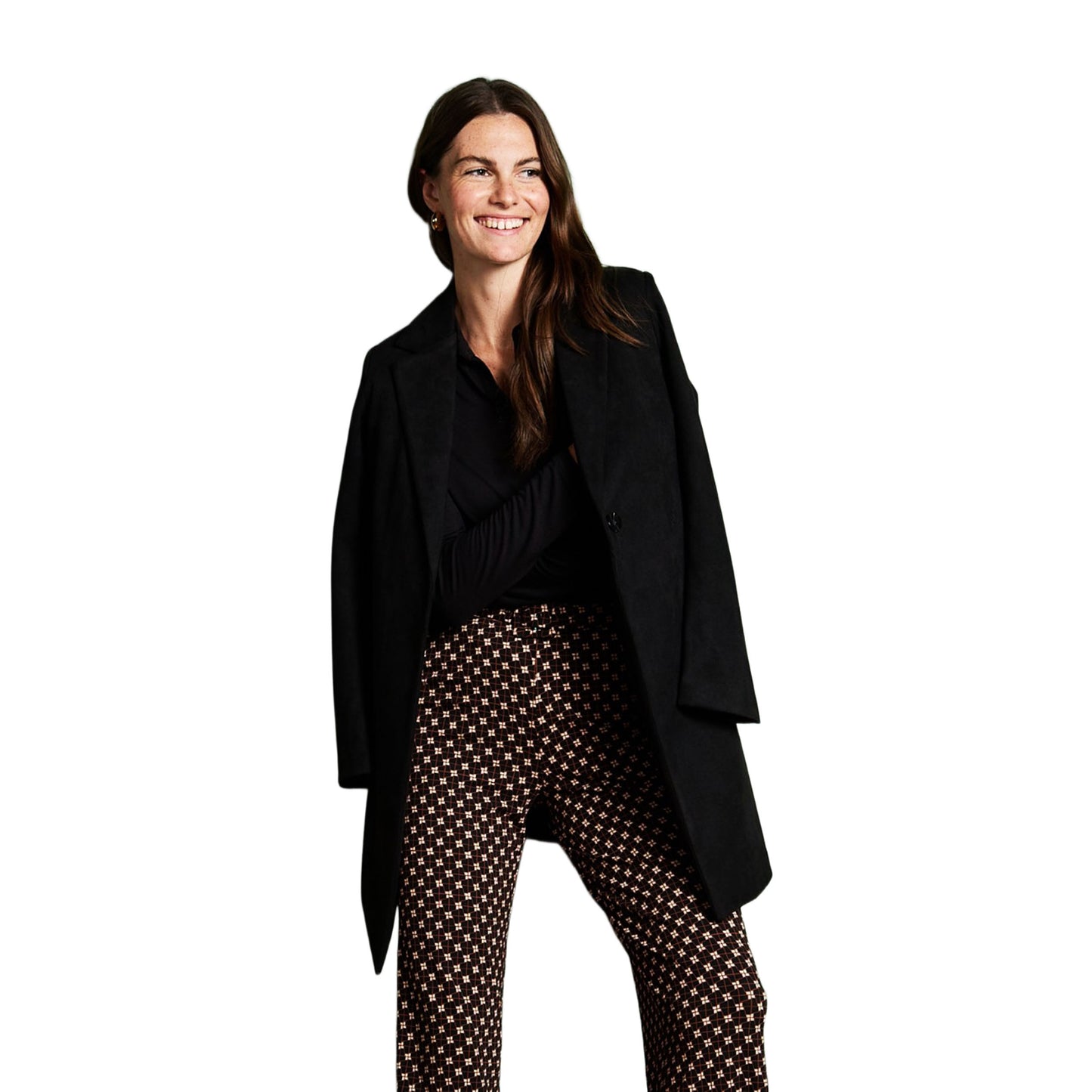 SURKANA - Cappotto oversize effetto velluto-SURKANA-VIALESCARPE