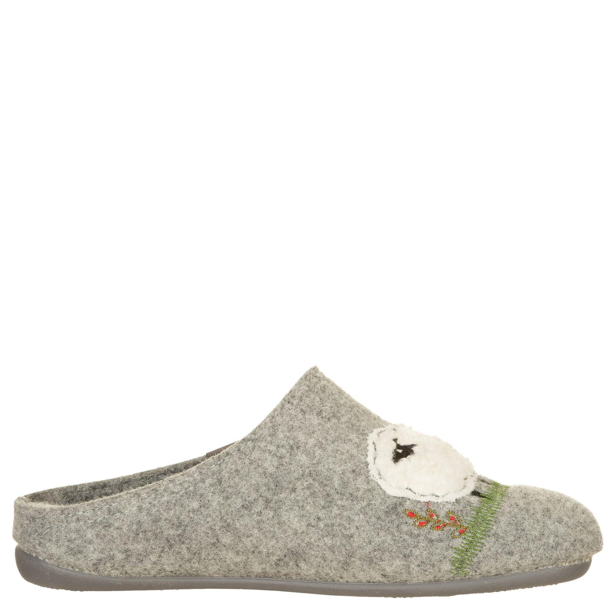 CONFORT - Ciabtte feltro con fiori-CALZAMUR-VIALESCARPE