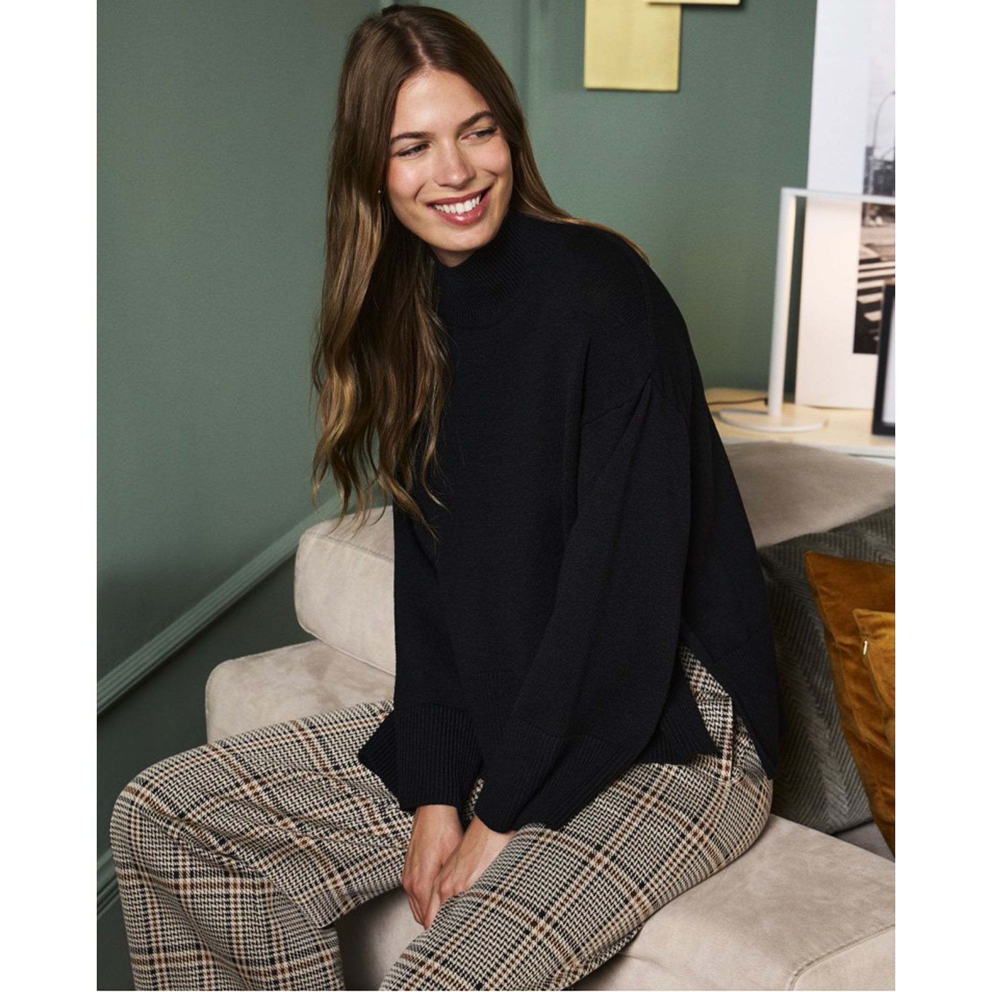 SURKANA - Maglione a collo alto e maniche ampie-SURKANA-VIALESCARPE