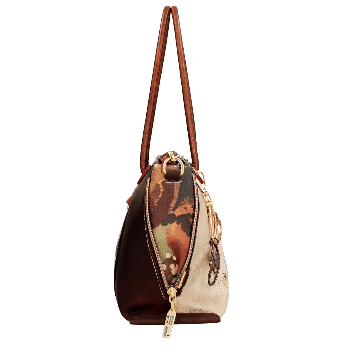 ANEKKE Borsa con manico corto e tracolla Tulip