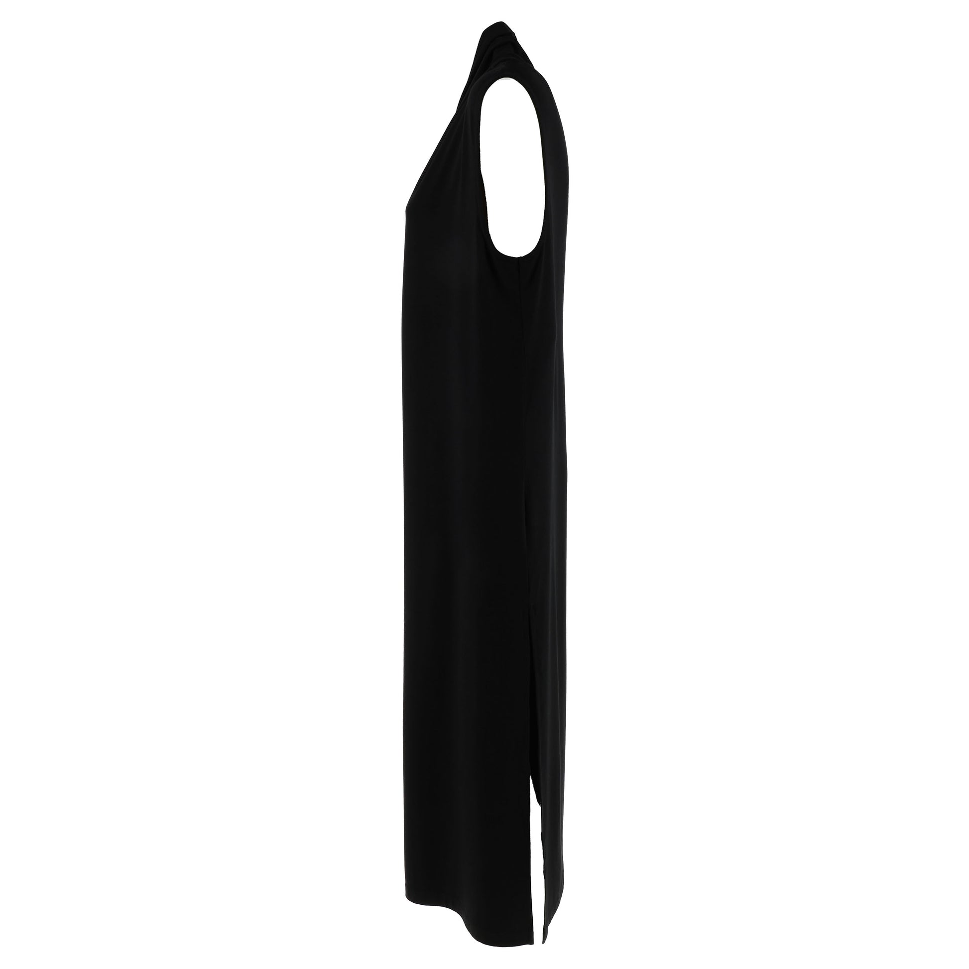 KARAKORUM Maxi Gilet NARCISO Nero-KARAKORUM-VIALESCARPE