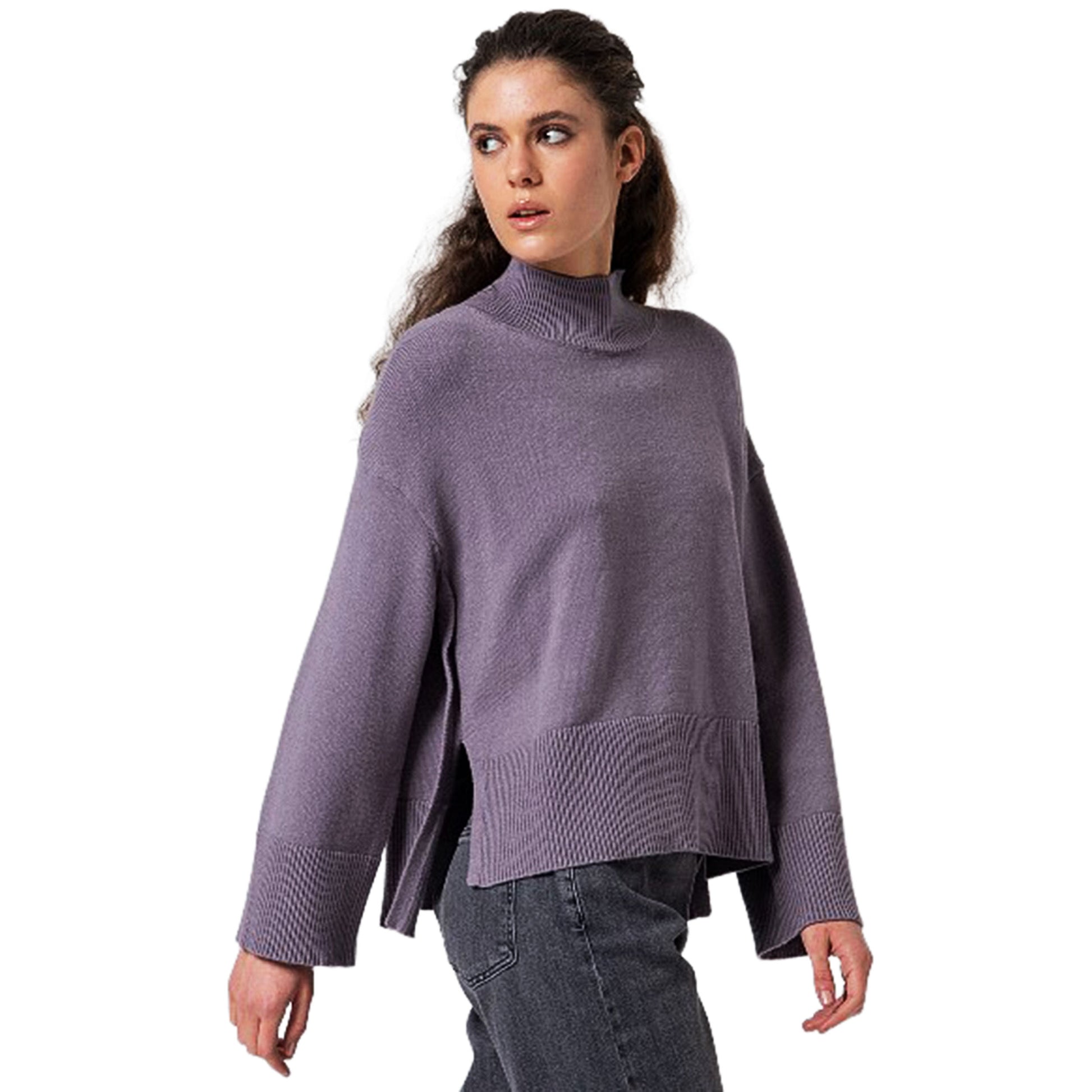 SURKANA - Maglione a collo alto e maniche ampie-SURKANA-VIALESCARPE