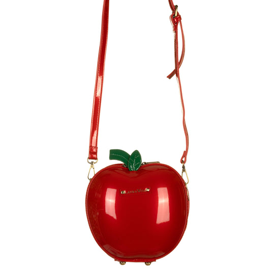 LAURA VITA Borsa Apple rosso