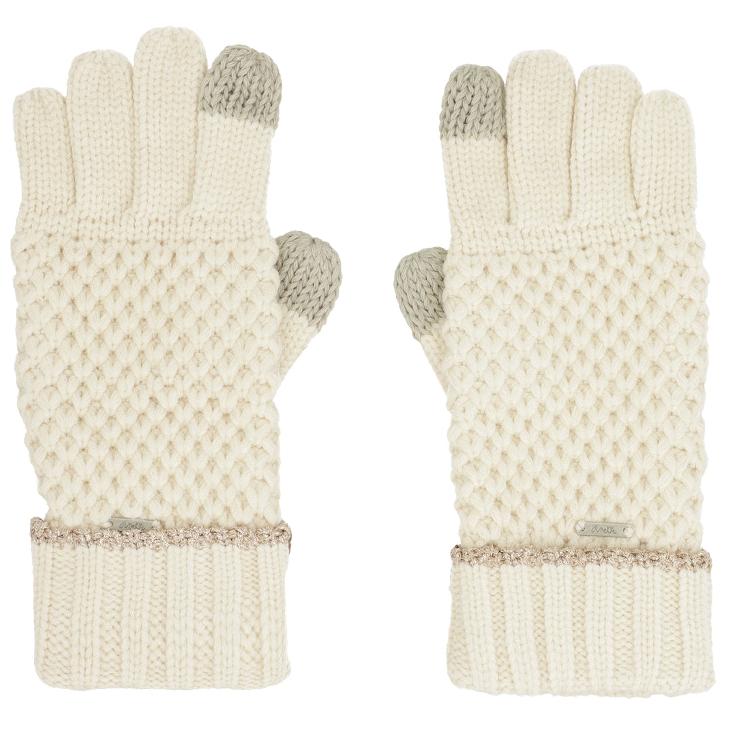 ANEKKE - Guanti in maglia beige-ANEKKE-VIALESCARPE