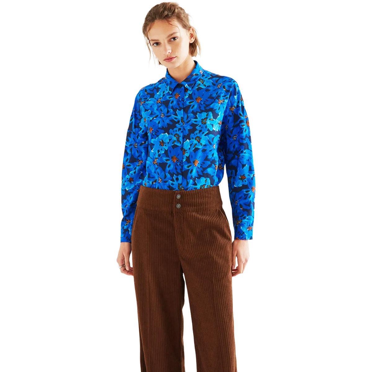 COMPAÑÍA FANTÁSTICA Camicia con stampa Clematis