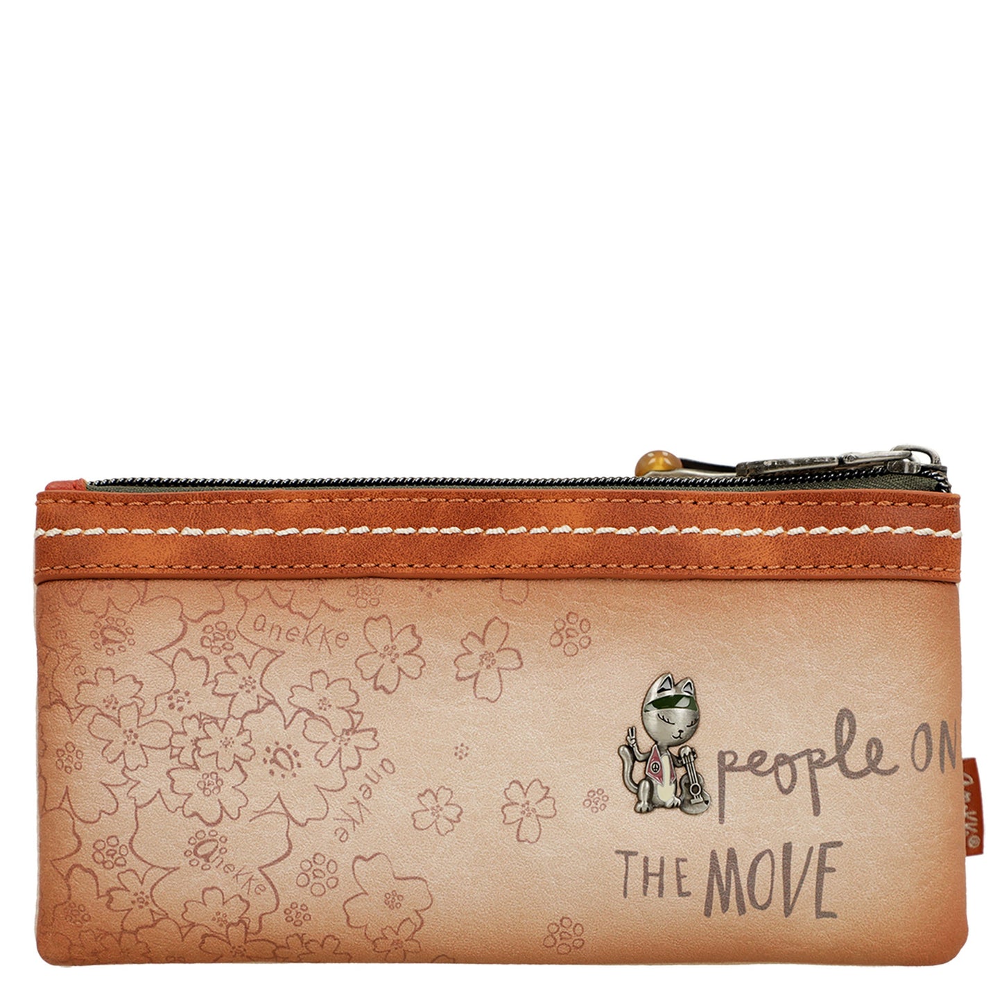 Astuccio portapenne PEACE & LOVE camel