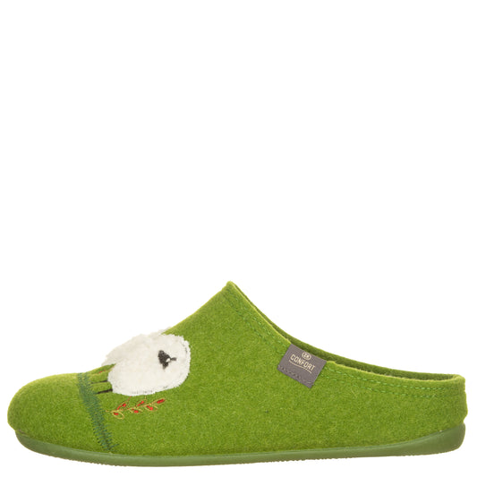 CONFORT - Ciabtte feltro con fiori-CALZAMUR-VIALESCARPE