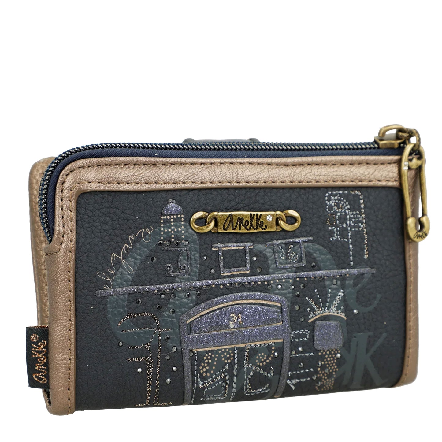 ANEKKE - Portafogli medio flessibile RFID Boutique-ANEKKE-VIALESCARPE