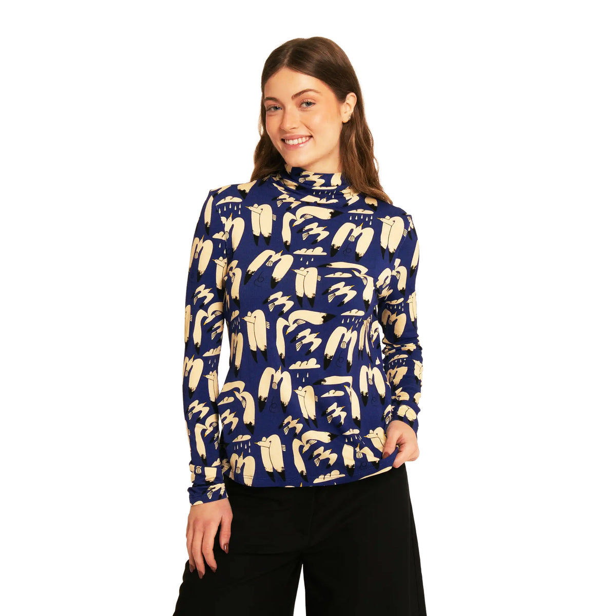 PEPALOVES Top Blue Birds Blu