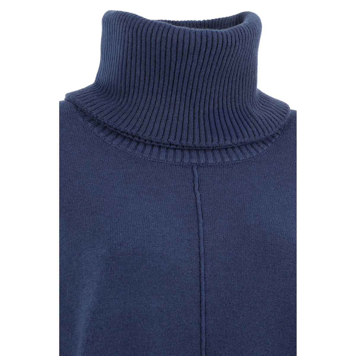 KARAKORUM Maglia Jacqueline blu con collo staccabile