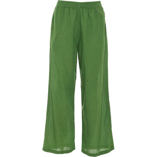 BABA DESIGN Pantaloni NATURAL SHINE Verde