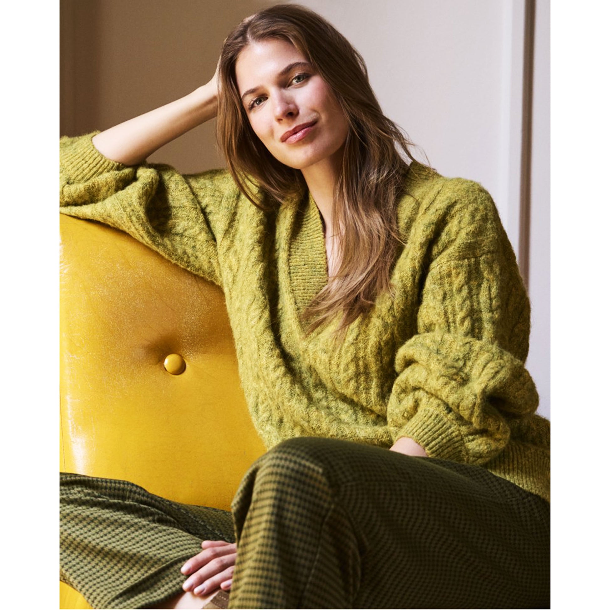 SURKANA - Maglione oversize a trecce-SURKANA-VIALESCARPE