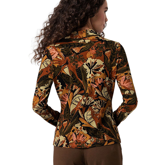 SURKANA - Camicia stampata con colletto a revers-SURKANA-VIALESCARPE