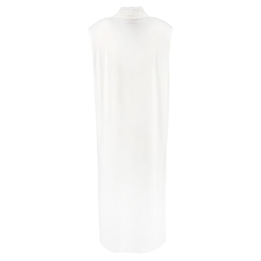 KARAKORUM Maxi Gilet NARCISO Bianco-KARAKORUM-VIALESCARPE
